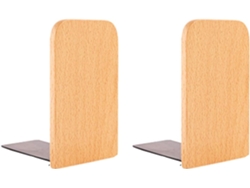 Soporte De Madera Para Libros, Ideal Para Decoración Y Como Elegante Sujetalibros.