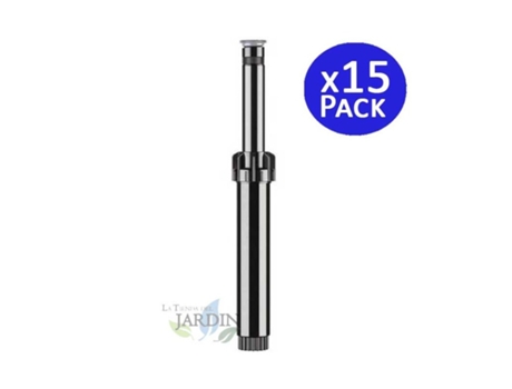 Difusor de Riego HUNTER Psu-04-15A Alcance 4,6 M Altura 10 Cm Pack 15 HUNTER
