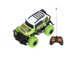 Mini Coche Todoterreno Teledirigido A Escala 1:43 Con Bonito Diseño En Grafito Y Gran Fuerza De Fricción - Verde