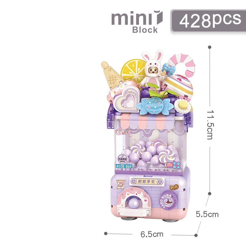 (taro) Minimáquina De Garras Creativa, Minibloques De Construcción, Regalo Para Niños