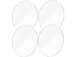 Kit de 4 protectores de pantalla de vidrio templado para protección contra rayones, compatibles con relojes Samsung y Gokoco
