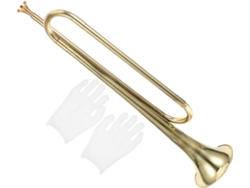 Trompeta Para Principiantes, Juguete Educativo Para Niños Y Niñas, Metal Dorado, Tamaño Pequeño