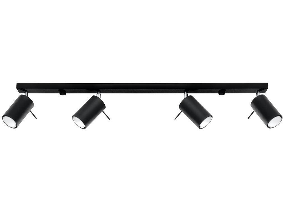 Sollux Sl.0332 Plafón Ring 4l Negro