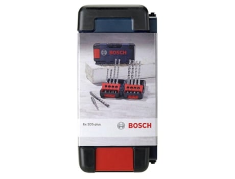 Conjunto de 8 Brocas BOSCH Sds-Plus - Tough Box