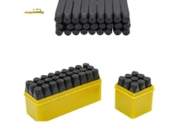 Kit de sellos de cuero con troqueles de acero, 36 piezas originales