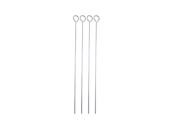 Juego de Brochetas para Barbacoas Bergner Bbq Acero Inoxidable Plata 4 Uds