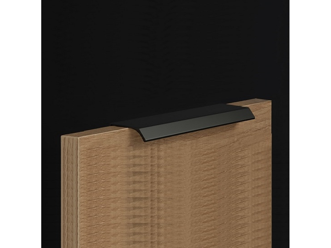 Tirador Para Mueble De Perfil De Aluminio Distancia Entre Ejes 2950 X 1155 X 40 Mm Acabado Negro Mate