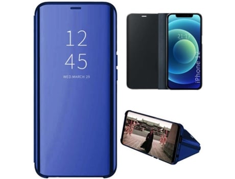 Carcasa iPhone 12 Pro Max (6.7) TUMUNDOSMARTPHONE Clear View Azul