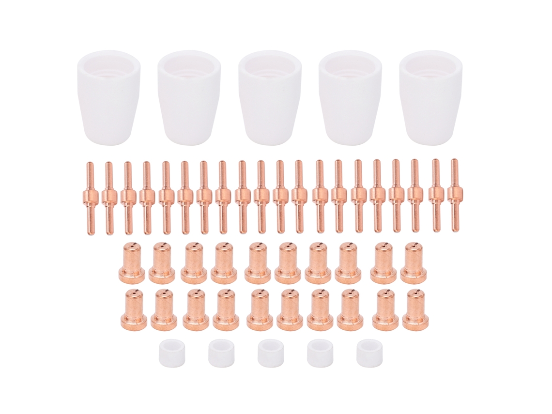 Kit De Boquillas Para Electrodos Con Deriva Pt-31, Consumibles De Cobre Para Soldadura, 50 Piezas.