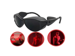 Gafas profesionales para terapia de luz roja, gafas de protección ocular infrarroja, terapia de luz LED roja/azul.