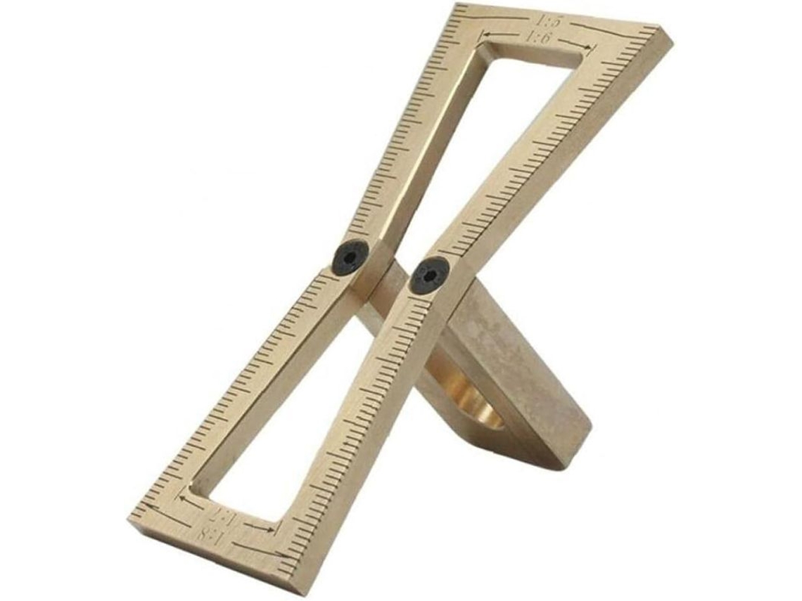 Calibre De Marcado Industrial De Cobre Para Madera Dureza Suave Y Dura Con Escala Precisa