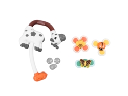 Juguetes de baño para bebés: regadera, grifo, cabezal de ducha y bomba de agua para el baño de los bebés.