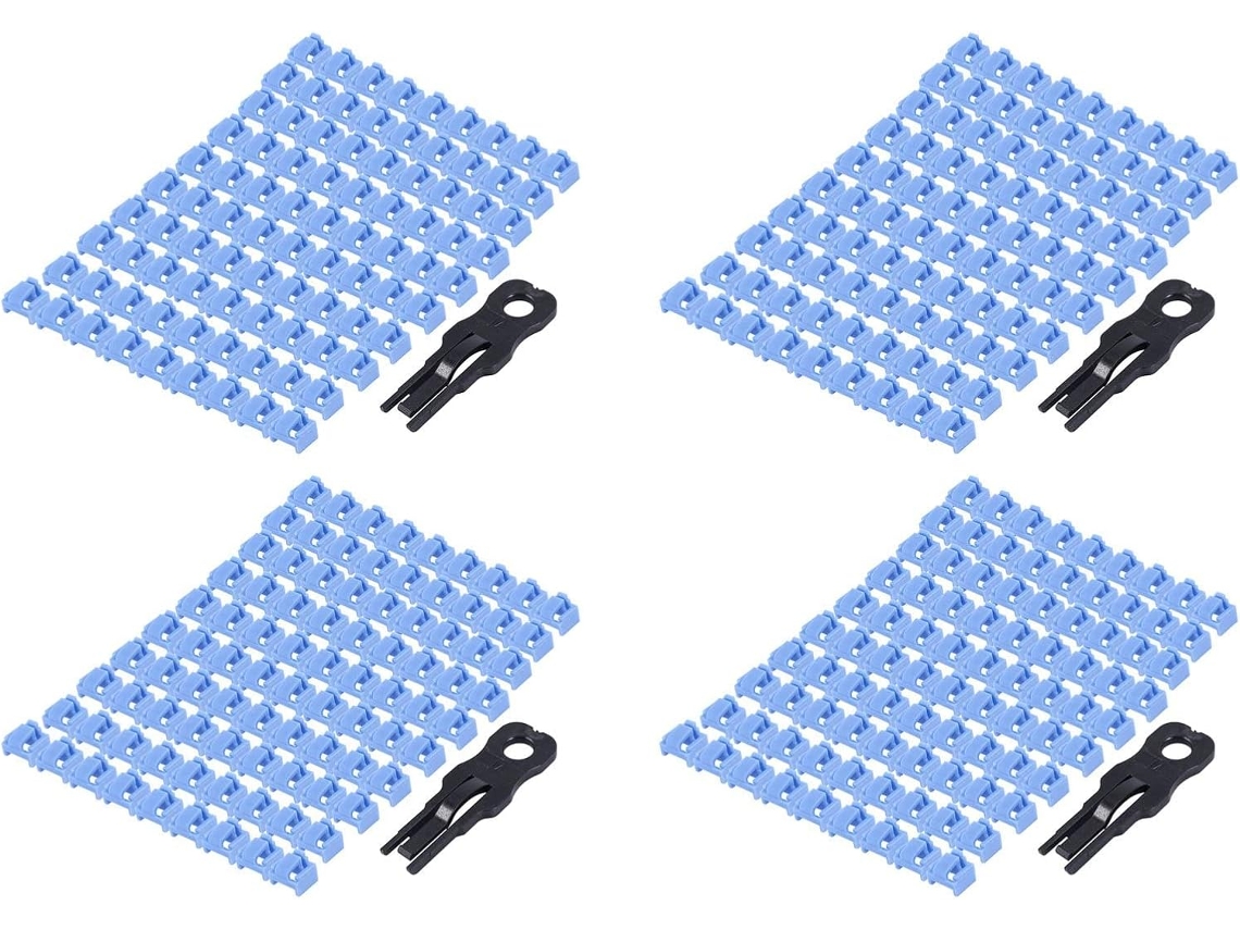 400 Unidades De Enchufes Azules Para Concentrador Lan Con Puerto Ethernet Rj45