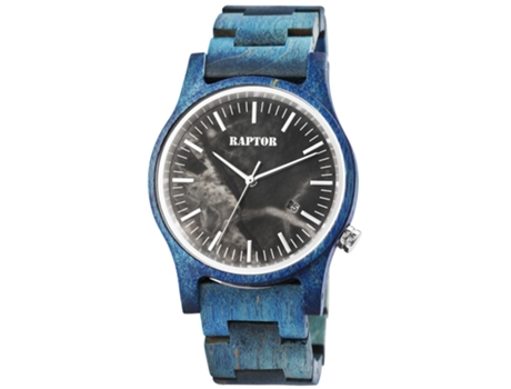 Reloj de RAPTOR Unisex con pulsera de madera
