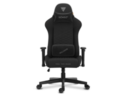 SENSE7 Spellcaster Senshi sillón de tela para juegos negro