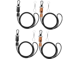 Juego De 2 Cordones Para Tarjetas De Identificación, Llaveros Y Portatarjetas De Identificación Personalizados Para El Cuello.