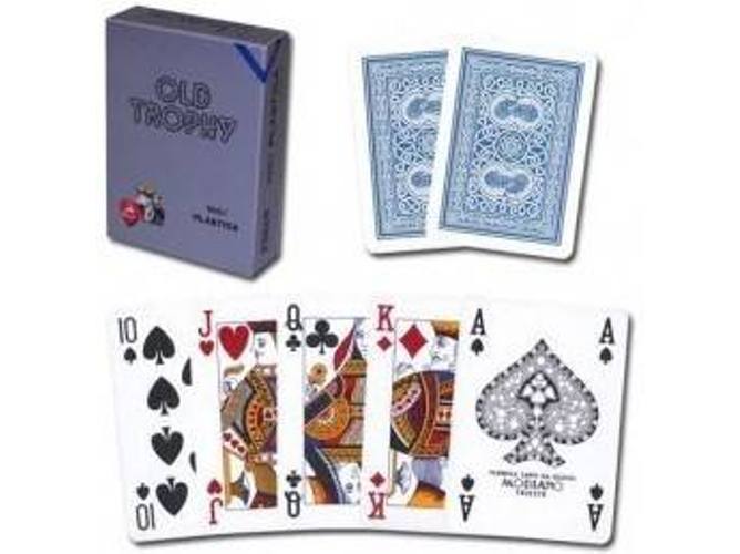 Baraja de Cartas MODIANO Old Trophy Pl Blue (Inglés)