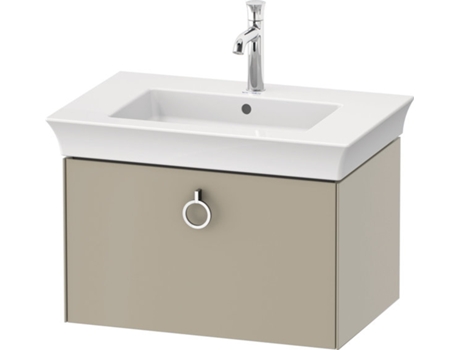 DURAVIT Tulip blanco, mueble de lavabo colgado en la pared, ancho 684 x fondo 458mm, con 1x extraíble, con tirador, WT42510