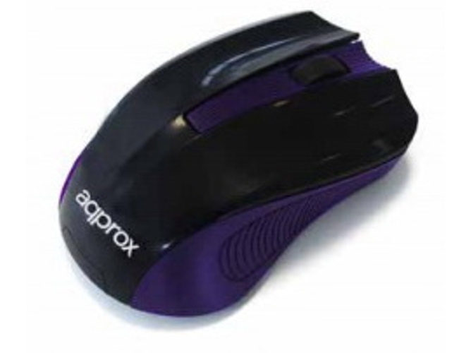 Ratón APPROX APPWMEP (Inalámbrico - Óptico - 1200 dpi - Negro)