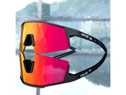 (estilo 2) Gafas De Ciclismo, Lentes De Polímero Negro Con Protección Uv400, Montura Tr-90