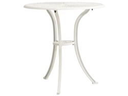 Maison Exclusive - Mesa De Jardín Aluminio Fundido Blanco 62x62x65 Cm