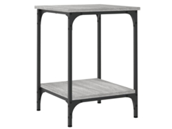 Mesa de centro Sonoma MAISON EXCLUSIVE de madera gris (40 x 40 x 55 cm)