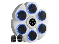 Máquina De Boxeo Bluetooth Para Entrenamiento, Saco De Boxeo De Pared, Equipo Electrónico Musical - Blanco SUNNY SPACES