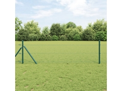 Valla hexagonal verde de acero de 0,5 x 10 m Wsd32017 Lovely Home