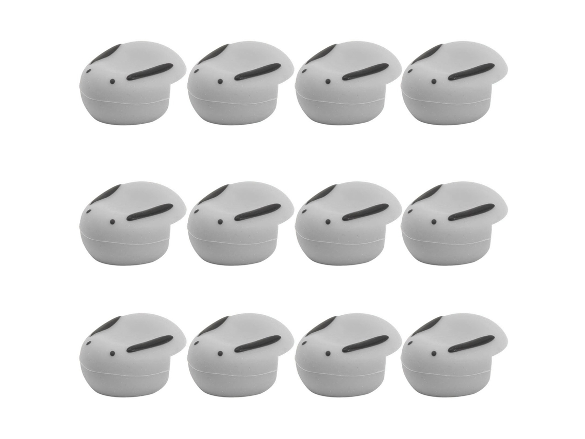12 Protectores De Esquinas De Silicona Para Bebés, Muebles Y Seguridad De Mesas, Color Gris, 3,5 X 4,1 X 1,9 Cm