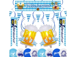 Ats-set De Decoración Con Globos Para Oktoberfest Fiesta Decoración Bavaria Banner Globos Decoraciones Colgantes Festival De Cerveza Bavaria