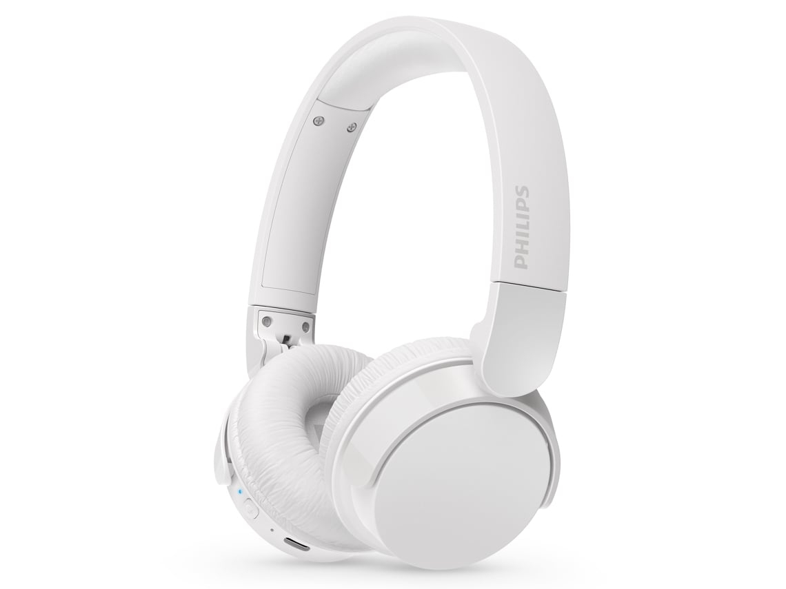 Auriculares Bluetooth True Wireless PHILIPS TAH4209WT (On Ear - Microfóno - Blanco)