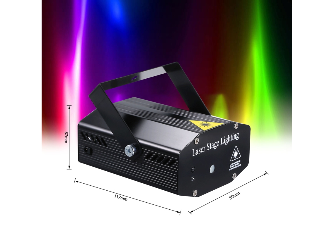 2026-luz De Escenario Proyector Estroboscópico Mini Dj Activada Por Voz Con Control Remoto Para Fiesta Club Ktv