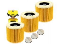 Filtro reforzado 3x Karcher Mv2 Mv3 Wd2 Wd3 Se4001 Wd2 Plus Kwd V17 V15vayotoy
