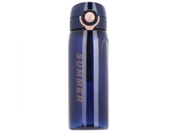 MEOIRUERY Botella de Agua Unisex Portátil 700ml para Deporte y Viaje - Vaso para Beber - Azul Oscuro