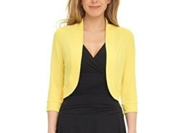 Chaqueta cortavientos para mujer modelo 2026, con mangas tres cuartos, parte delantera abierta, estilo informal, para verano, primavera y otoño, en poliéster suave.