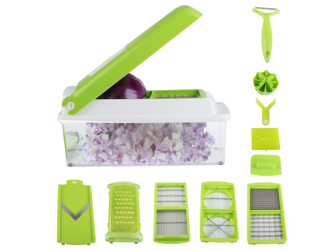 Picadora de verduras de 10 piezas UISAVE