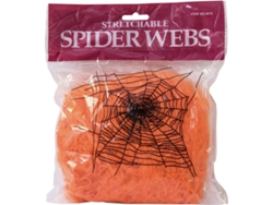 Decoración de Halloween EUROPALMS spider web 20g (Naranja)