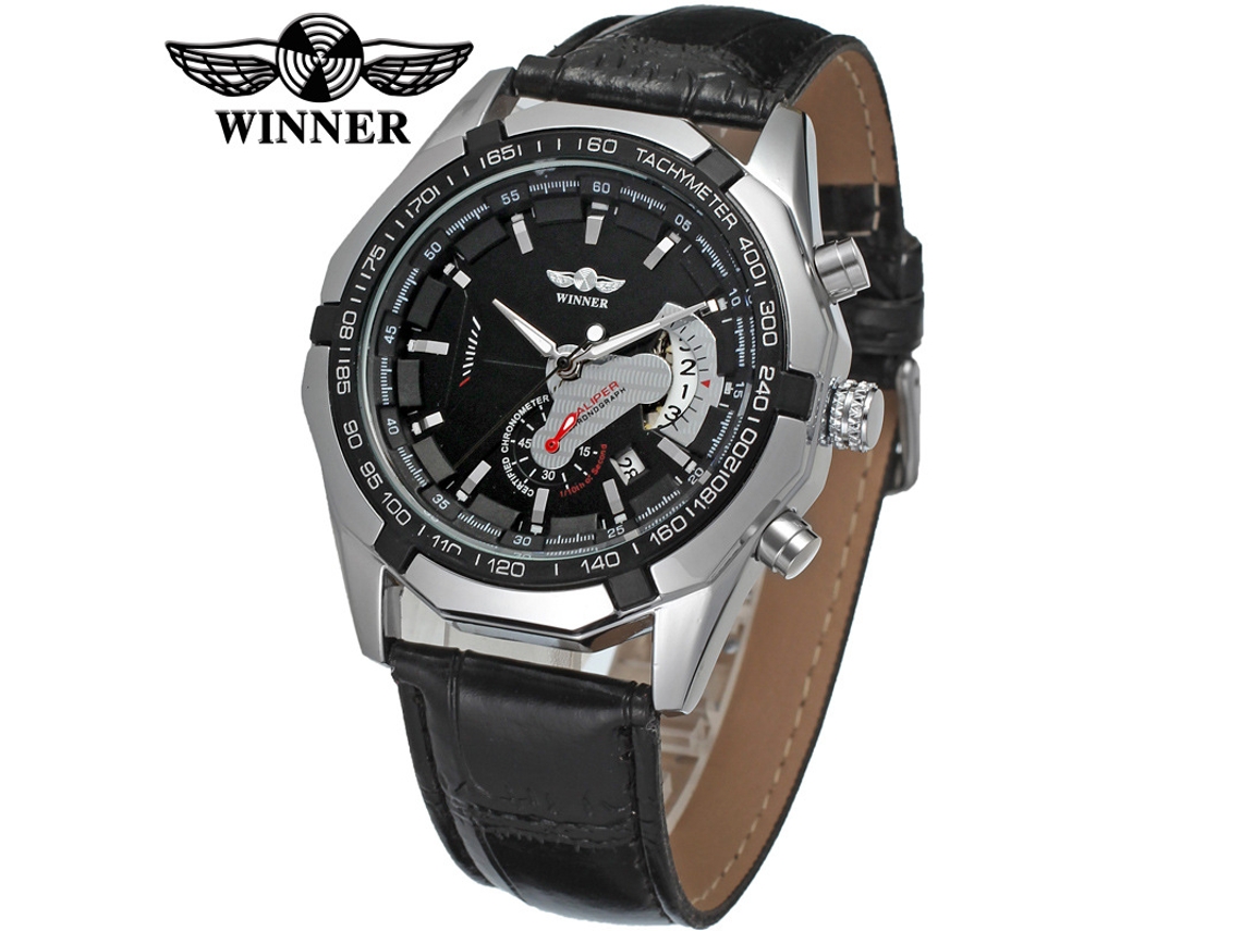 (estilo 3) Reloj Mecánico Automático Esqueleto Impermeable Para Hombre