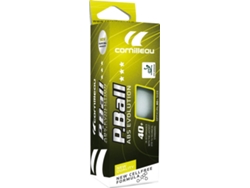 Bolas De Tenis De Mesa P-Ball De CORNILLEAU *** White 3 Pc.