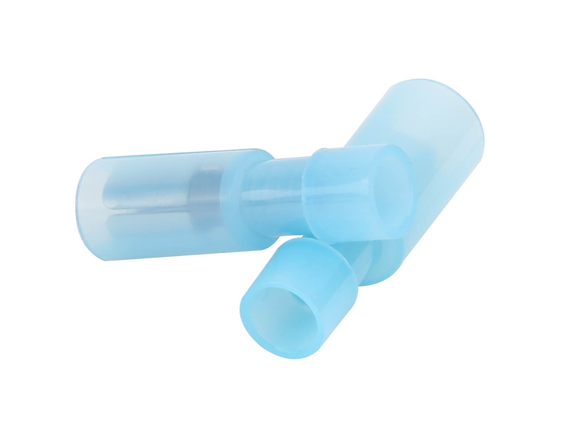2026-as-conector De Cabo Terminal Bala De Nylon Azul Macho Fêmea 2.0 16-14awg 50 Pares