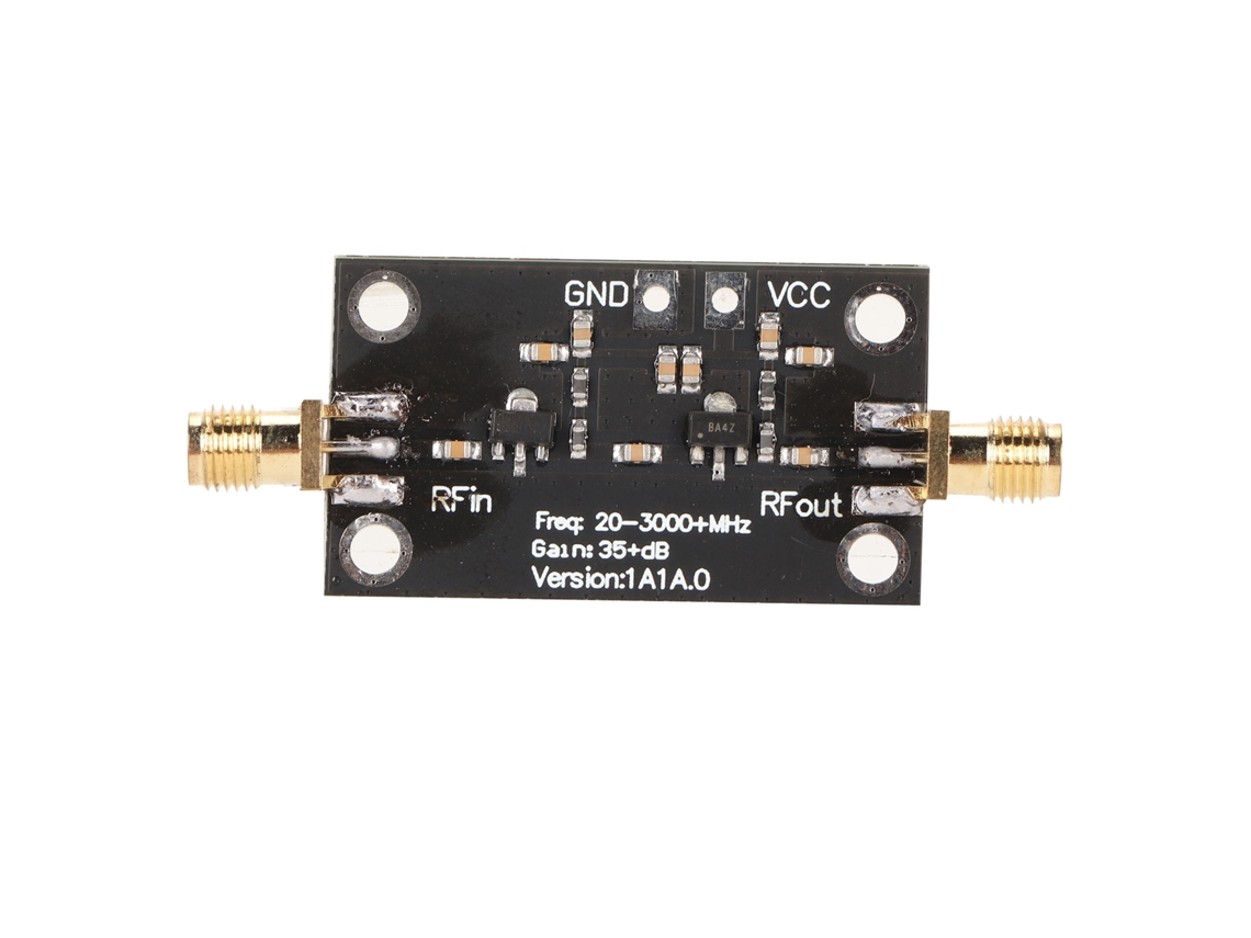 Módulo amplificador de RF (bajo ruido, amplificación de 20 a 3000 MHz)