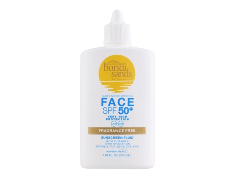 Fluido Solar Rostro Sin Fragancia SPF 50+ BONDI SANDS