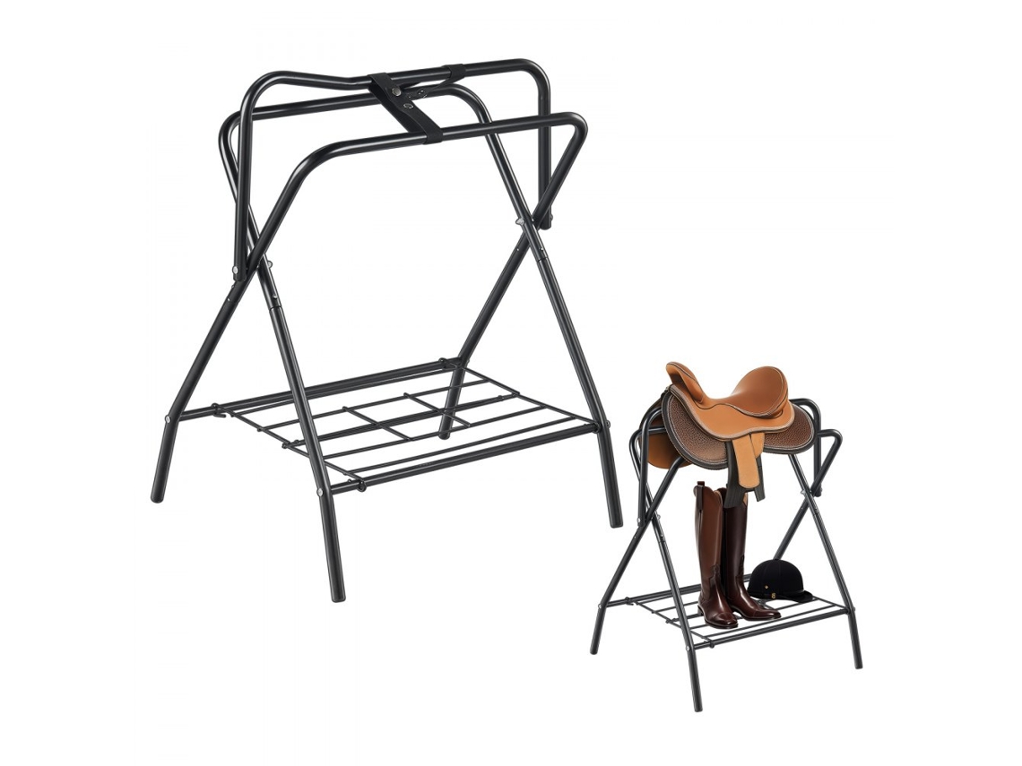 Juego de Soportes Plegables para Sillines en Acero Reforzado Hasta 60kg Tekmaquinas