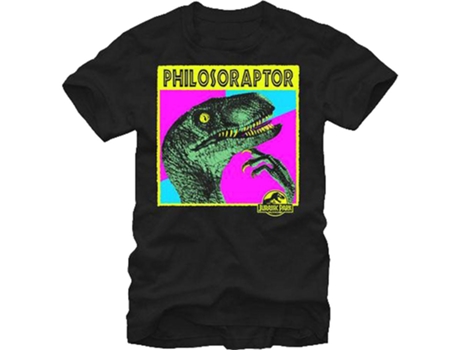 Camiseta ROCKINSTONE de Filosoraptor de Jurassic Park (S)