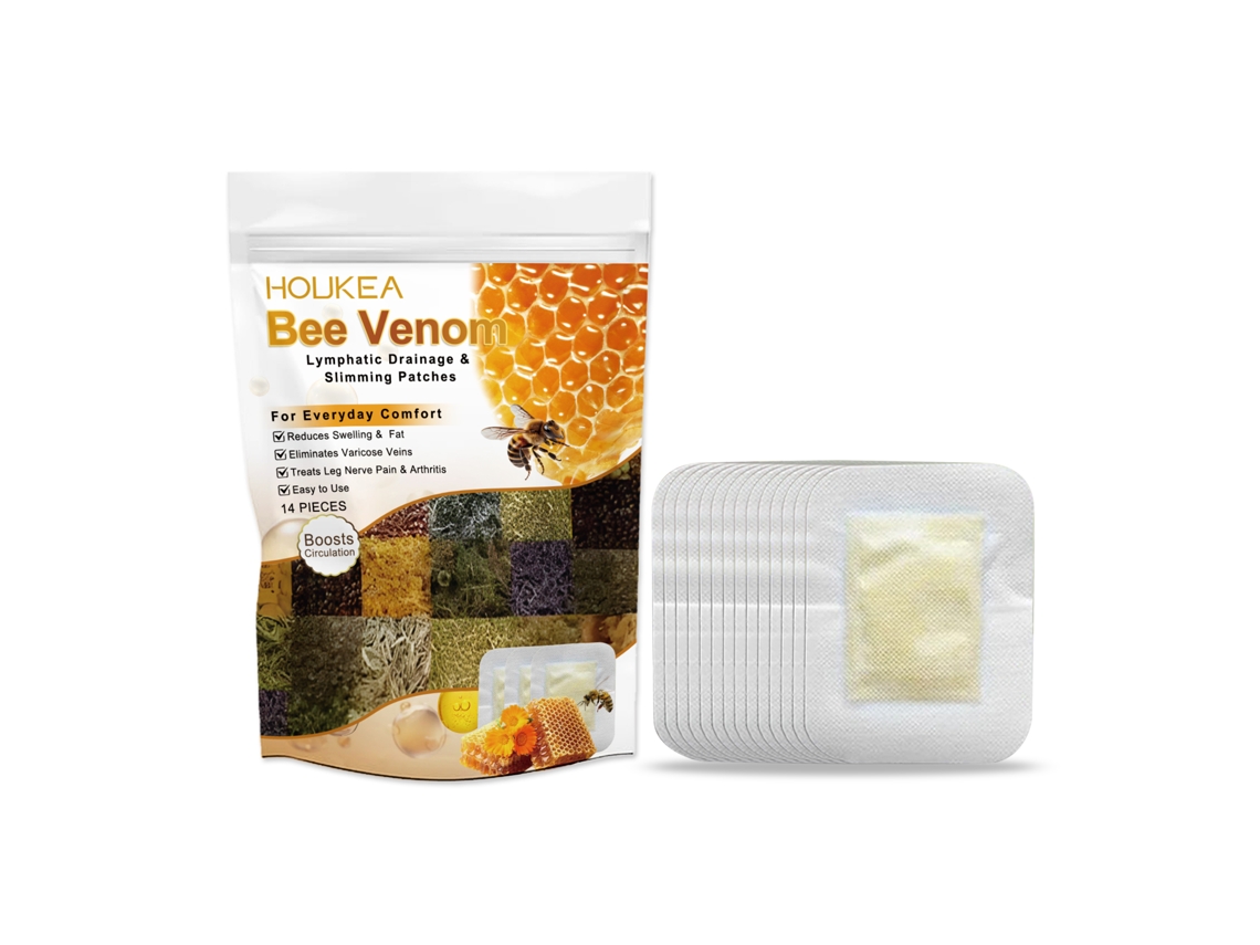 Parche calmante para los pies con veneno de abeja