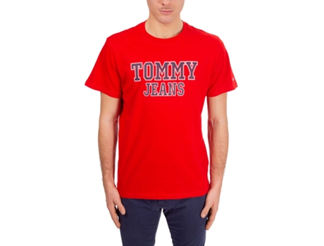 Camiseta de Hombre TOMMY JEANS Rojo (M)