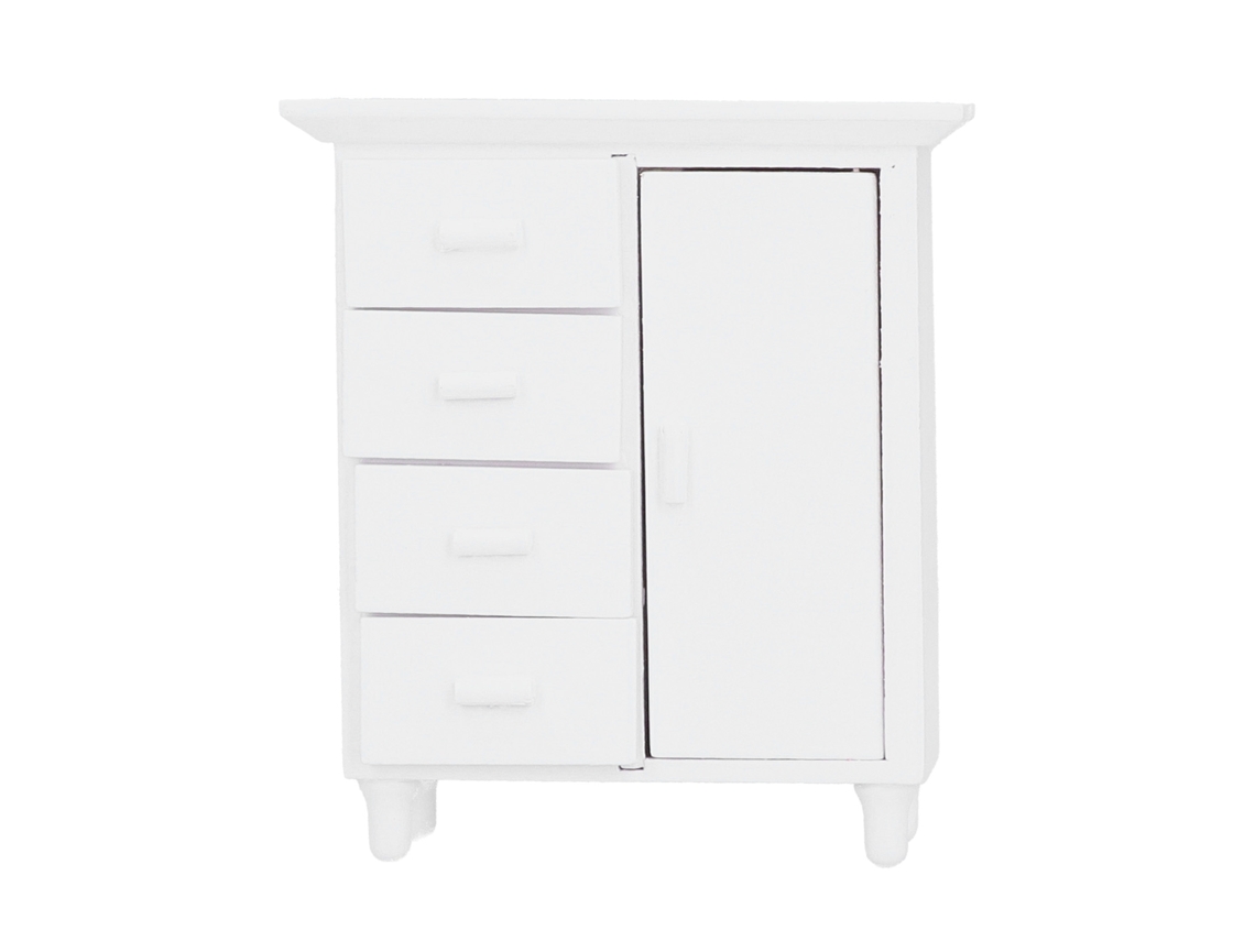 Armario De Madera En Miniatura Para Casa De Muñecas, Escala 1:12, Mueble Decorativo, Mini Modelo, Accesorio De Juguete
