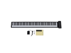 Piano Portátil Enrollable Con 88 Teclas, Recargable Y Con Función De Acordes Para Principiantes.
