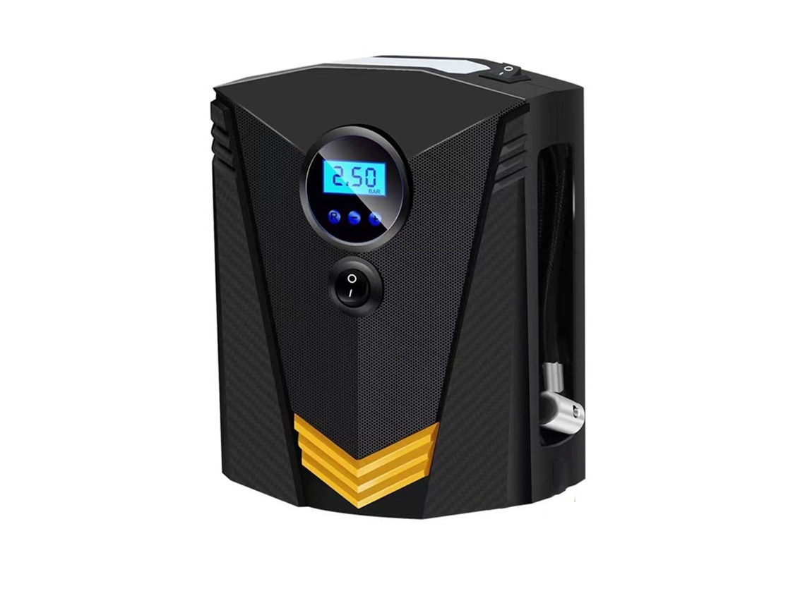 Inflador de neumáticos para coche con fuente de alimentación digital de 12 V CC, bomba de aire portátil de 150 PSI con manómetro, Chaberlu