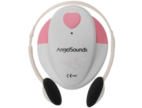 Detector Fetal MOBICLINIC Capacidad Sonora Seguro Incluye Cable De Audio Portátil Sencillo Rosa Angelsounds